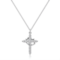 Silberne Ring Kette
