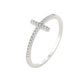 925 Silber Kreuz Ring